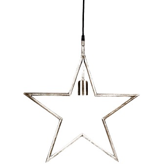 Świąteczna lampa wisząca gwiazda Tindra chrom